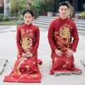 ao dai cuoi cach tan