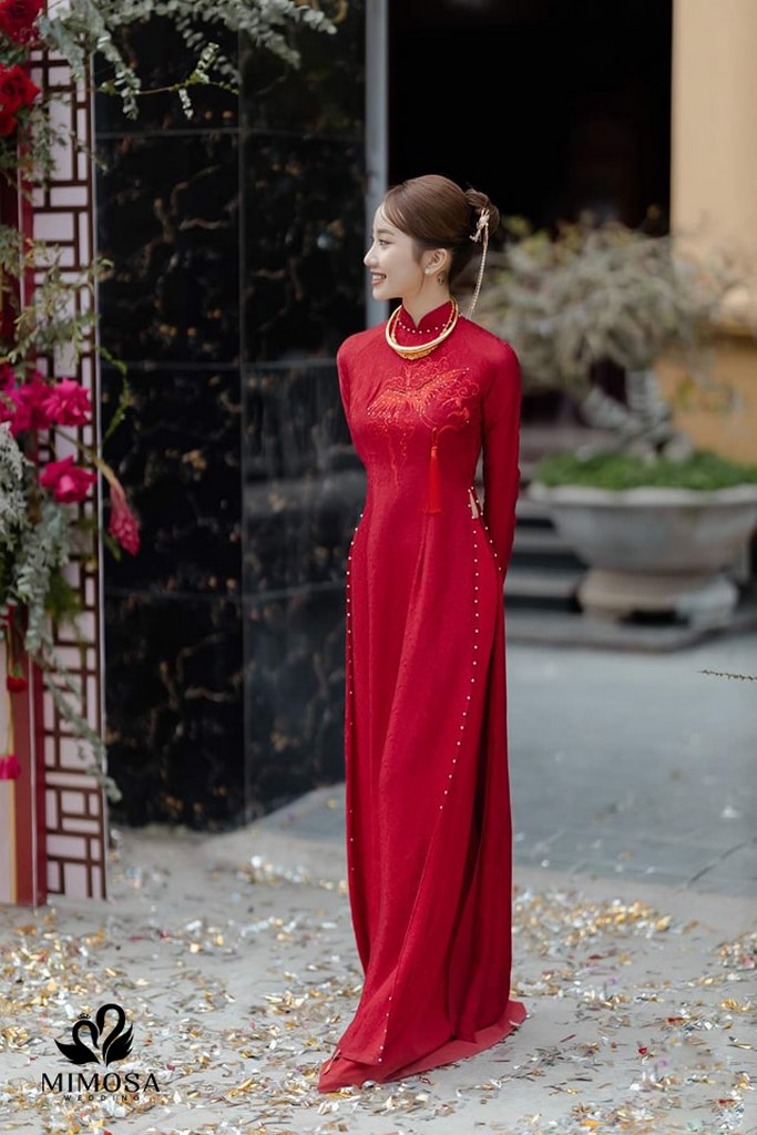 ao dai cuoi do