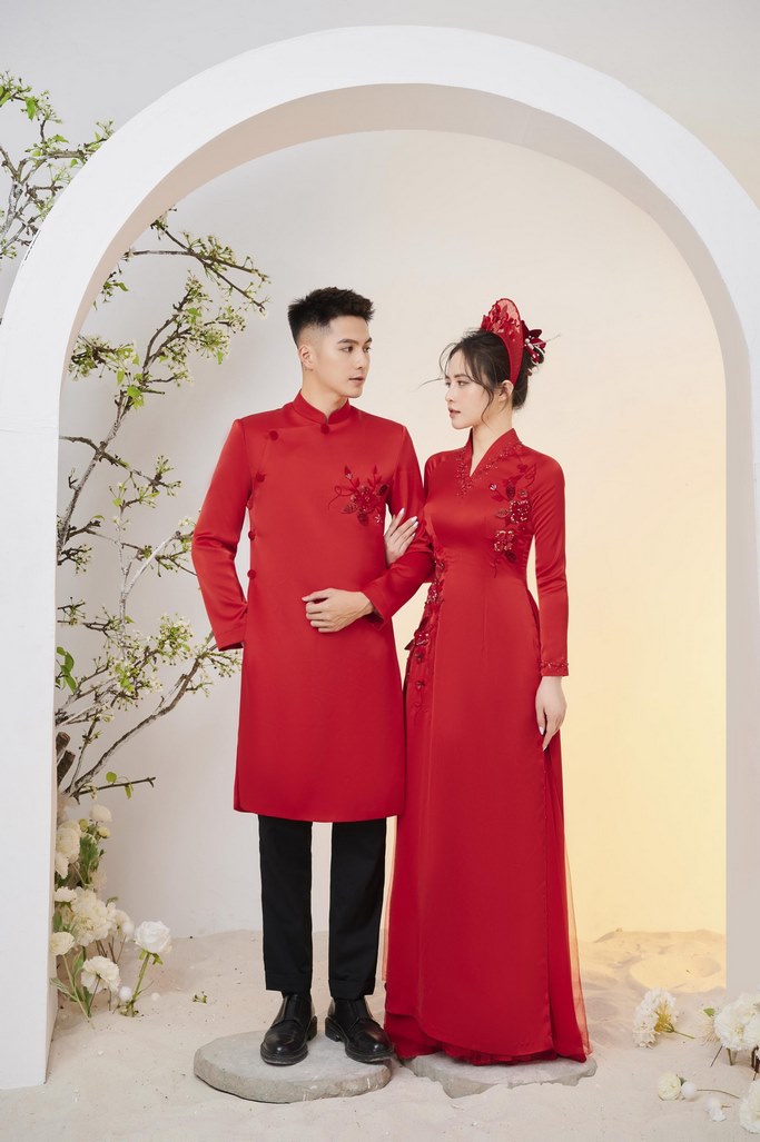 ao dai cuoi nam