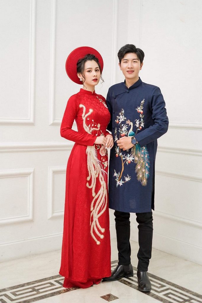 ao dai cuoi nam