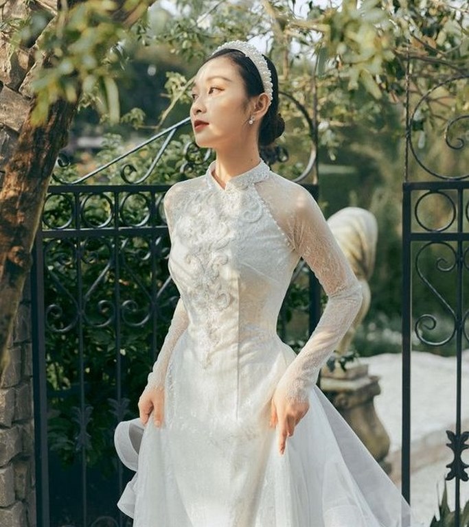 vai may ao dai cuoi