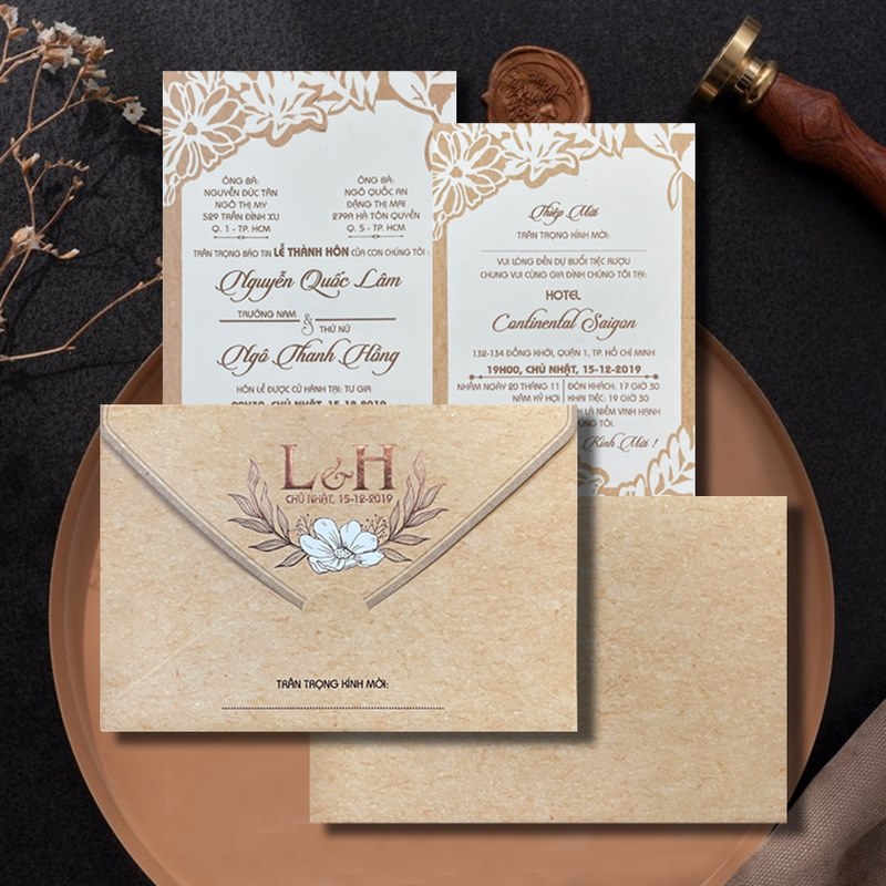 cách viết thiệp cưới
