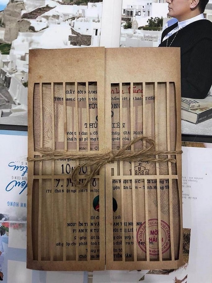 thiệp cưới vintage